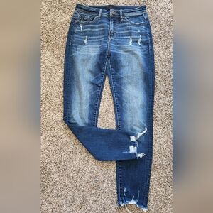 Buckle Black Curvy Skinny Jeans